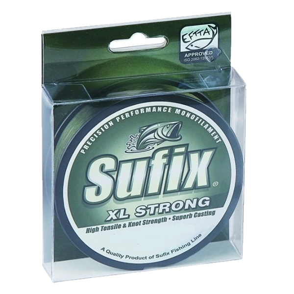 Леска SUFIX XL Strong x10 зеленая 100м, 10 штук в упаковке